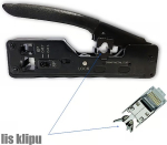 DATACOM Connector pliers 8P+6P with clip press
