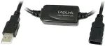 LOGILINK - USB-Verl&auml;ngerungskabel - USB Typ A, 4-polig (M) - USB Typ A, 4-polig (W) - 20 m (USB / Hi-Speed USB) - aktives Kabel (Signalregenerierung) - Schwarz (UA0146)