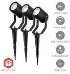 Nedis ZBLOS10RGBW3 outdoor lighting Outdoor ground lighting LED 9 W G