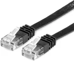 VALUE Patchkabel Kat.6 Class E UTP extra-flach schwarz 3m
