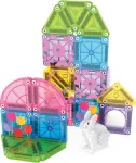 Magna-Tiles Micromags magnetkonstruktori reisikomplekt Spring Garden, 24 osa