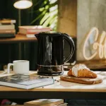 Veekeetja Adler 1385B BLACK WHITE ELECTRIC KETTLE