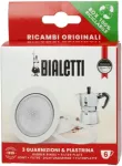 Kohvimasin BIALETTI Ricambi 3 Replacement Gaskets +1 Filter 6 Cups
