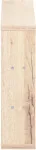 Home4you Riiul LESTER 48x10xH36cm, hele melamiin