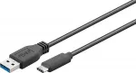 Goobay | Round cable | Sync & Charge Super Speed USB-C to USB A 3.0 charging cable | 67999 | USB-C male