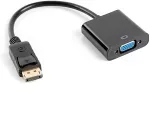 LANBERG AD-0002-BK video cable adapter 0.2 m VGA (D-Sub) DisplayPort Black