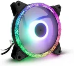 Inter-Tech L&uuml;fter 120*120*25 ARGUS RS-071 RGB,Kristall-Effek retail