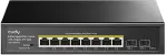 CUDY GS1008PS2 network switch Unmanaged Gigabit Ethernet (10/100/1000) Power over Ethernet (PoE) Black