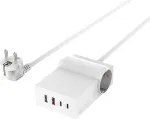4Smarts 6 in 1 USB-C/A Steckdosenleiste Desk GaN 65W
