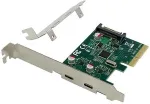V&otilde;rgukaart CONCEPTRONIC 4xPCIe3.0 Card 2xUSB-C3.2 Gen2 10Gbps