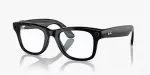 GOOGLE Meta Ray-Ban Wayfarer, AI Glasses, Shiny Black, Clear