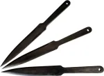 KAL22 Sports throwing knives LIDER 3pcs black