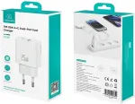 Usams Charger 25W 1xUSB-A 1xUSB-A Fast Charging