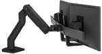 Ergotron HX DUAL MONITOR ARM IN SCHWARZ TISCHHALTERUNG FUER MONITORE BIS