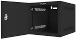 LANBERG RACK CABINET 10" WALL MOUNTED 4U/280X310 FOR SELF-ASSEMBLY WITH METAL DOORS BLACK-FLAT PACK
