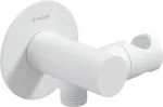 Deante Round angled connector with handset holder