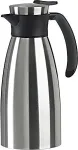 Emsa Vacuum jug SOFT GRIP, 1 liter (stainless steel/black, Quick Tip closure)