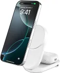 Belkin UltraCharge 25W Qi2 magn. 2-in-1 fold.charg.wht.WIZ039kqWH