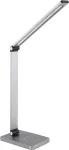 Fellowes Platinet PDL888S LED table lamp 10W dimmable, wireless charging, USB port, silver