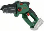 Bosch Powertools Cordless Chainsaw EasyChain 18V-15-7 Solo, 18 Volt (green/black, without battery and charger, POWER FOR ALL ALLIANCE)