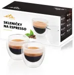 Veekeetja ETA | Espresso cups | ETA418193000 | For espresso coffee | 2 pc(s) | Dishwasher proof | Glass