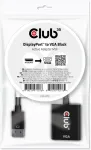 Club 3D Club3D Adapter DisplayPort > VGA aktiv St/Bu schwarz Polybeutel