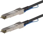 StarTech .com 1m QSFP+ Direktverbindungskabel - MSA konform - 40G QSFP+ Kabel - Passives Twinax Kabel - QSFP Kabel - 40GBase Direktanschlusskabel - QSFP+ eingerastet bis QSFP+ eingerastet - 1 m - twinaxial - SFF-8436 - passiv - Schwarz
