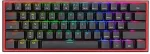 Klaviatuur Redragon K616 Fizz Pro white/pink keyboard USB + RF Wireless + Bluetooth Pink, White