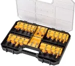 DeWALT DT90017-QZ Router Bit Set, 22 pcs