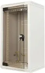 Triton Single-piece rack, 10'-10U or 19'-5U/360mm, glass door