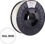 C-TECH Filament PREMIUM LINE, TPU 90A, flexible, traffic white, RAL9003, 1.75mm, 1kg
