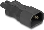 DeLOCK Netzadapter IEC 60320 - C14 auf C7, Stecker / Buchse, 2,5 A, gerade