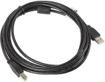 LANBERG CA-USBA-11CC-0030-BK USB cable USB 2.0 3 m USB B Black