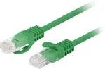 LANBERG Patchcord CAT.6 UTP 3M fluke passed 10-pack, Green | PCU6-20CC-0300-G