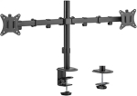 Brateck Monitor holder LDT66-C024 articulated arms side by side on a rod holder