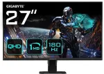 Monitor GigaByte GS27QA 27" QHD Gaming - 2560 x 1440 (QHD), 180Hz, 1ms, 300 cd/m2, FreeSync, HDR Ready, HDMI 2.0, Displayport 1.4