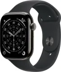 APPLE Watch Series 11 GPS + Cellular 46mm Slate Titanium Case with Black Sport Band - M/L