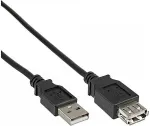 DeLOCK Verl&auml;ngerungskabel USB 2.0 Typ-A Stecker > USB 2.0 Typ-A Buchse 0,5 m schwarz