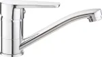 Deante Basin mixer with swivel spout