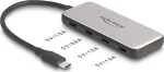 DeLOCK USB 10 Gbps USB Type-C Hub mit 4 x USB Type-C Buchse und PD 85 Watt
