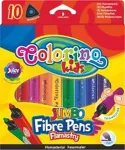 Colorino Viltpliiatsid Jumbo, kolmnurksed, 10 v&auml;rvi