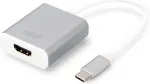 Digitus USB 3.0 Adapter 0,2m Typ-C zu HDMI 4K Grafik weiss