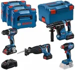 Bosch . 18V COMBO KIT (GSR 18V-90C +GDX 18V-210C +GBH 18V-24C +GSA 18V-28) 1xPC4.0Ah 2xPC5.5Ah ...