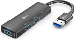 C-TECH HUB USB UHB-U3-AC, 3xUSB-A/1x USB-C/ USB 3.0