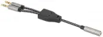 Manhattan Headset-Adapterkabel mit Aux Y-Audiosplitter 15cm