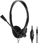 Logilink Stereo-Headset, 1x 3,5-mm-Klinke B&uuml;gelmikro Eco-Box