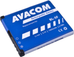 AVACOM Battery GSNO-BL5F-S1000A for Nokia N95, E65, Li-Ion 3.6V 1000mAh (BL-5F replacement)