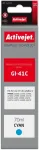 Tooner Activejet AC-G41C Ink Bottle (Replacement Canon GI-41C 4543C001; Supreme; 70 ml; Cyan)