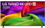 Teler LG NANO 4K UHD AI 85NU800B6LA 2.16 m (85") 4K Ultra HD Smart TV Wi-Fi Black
