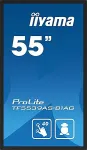 Monitor Iiyama TF5539AS-B1AG Signage Display Kiosk design 138.7 cm (54.6") LED 435 cd/m&sup2; 4K Ultra HD Black Touchscreen Built-in processor Android 11 24/7